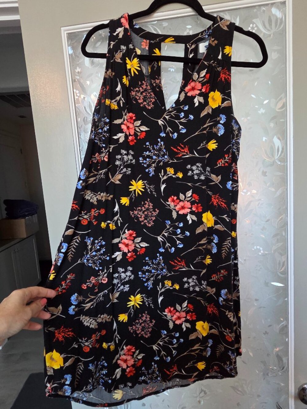 Keyhole front and back summer dress - size L